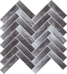 Elegant Bone-Inspired Herringbone Mosaic PNG