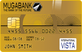Mugabank Gold Credit Card Design Overview PNG