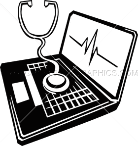 Stethoscope and Heartbeat Monitoring System PNG
