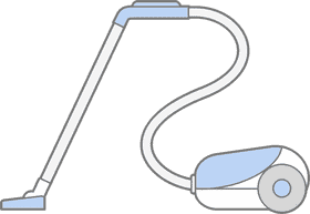 Sleek and Efficient Vacuum Cleaner Design PNG