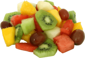 Refreshing Quinoa Salad with Colorful Fruits PNG