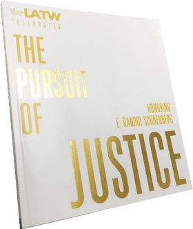 Book of Justice Honoring E Randol Schoenberg PNG