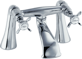 Elegant Bathroom Faucet with Vintage Design PNG