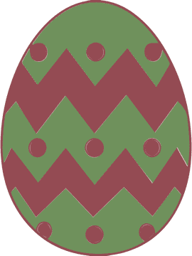 Easter Egg Delight Colorful Patterns of Spring PNG