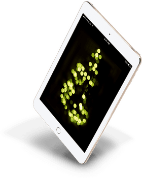 Elegant Computer Part with Bokeh Background PNG