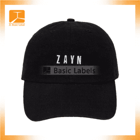 Stylish Black Hat with Zayn Branding PNG
