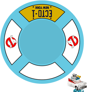 Lego Ghostbusters Ecto-1 Adventure Board PNG