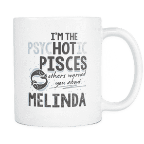 Psychotic Pisces Coffee Cup for Melinda PNG