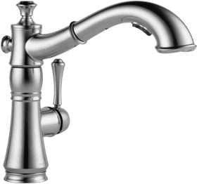 Elegant Bathroom Faucet Design PNG