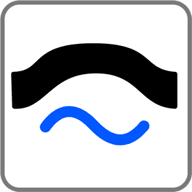 Flowing Curves of the River Bridge PNG