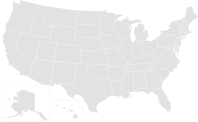Blank USA Map for Educational Use PNG