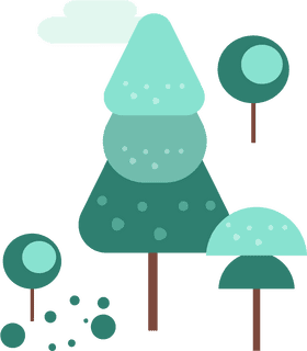 Winter's Tranquil Tree Haven PNG