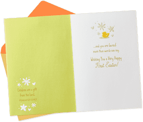 Envelope Mail for a Joyful First Easter PNG