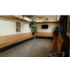 Tranquil Hospital Room with Natural Light PNG