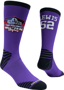 Purple Hall of Fame Sports Cloth Socks PNG