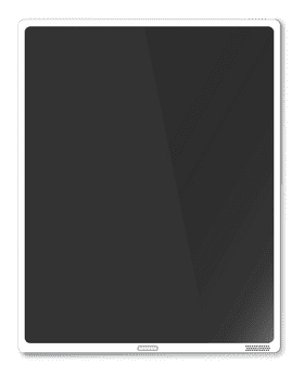 Modern Sleek Tablet Design Concept PNG