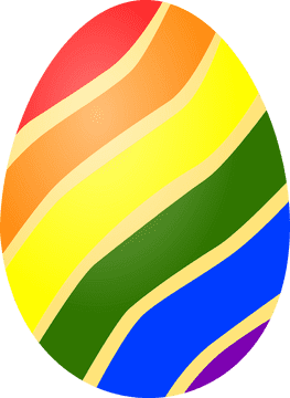 Easter Egg of Colors and Joy PNG