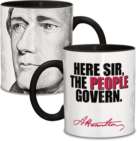 Hamilton's Wisdom Ceramic Mug PNG