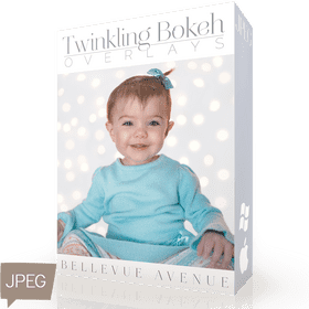 Twinkling Bokeh Delight Overlays Collection PNG