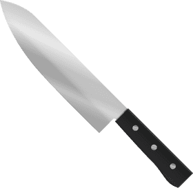 Sleek Modern Knife Block Design PNG