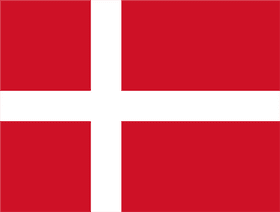 Danish Flag Design PNG