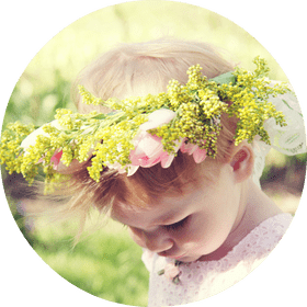 Whimsical Flower Crown Dreams PNG