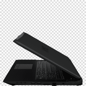 Sleek Black Laptop Essential Computer Part for Performance PNG