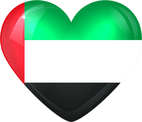 Heart of the United Arab Emirates PNG