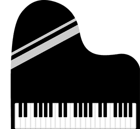 Elegant Grand Musical Instrument Design PNG