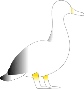 Stylish Rubber Duck with a Modern Twist PNG