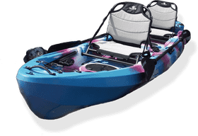 Vibrant Kayak Adventure for Two PNG