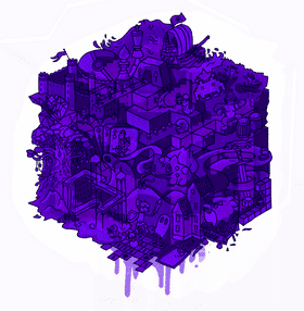 Whimsical Game World Adventure PNG