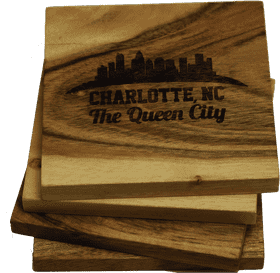 Charlotte City Skyline Coaster Collection PNG