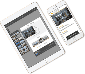 Tablet Showcase for Real Estate Listings PNG