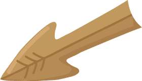 Softwood Arrow with Intricate Fletching Details PNG