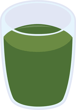 Refreshing Green Superfood Drink PNG
