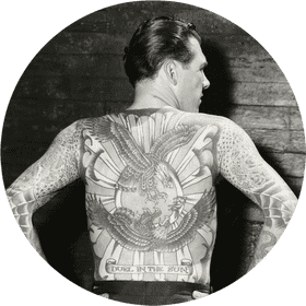 Majestic Tattoo of the Duel in the Sun PNG