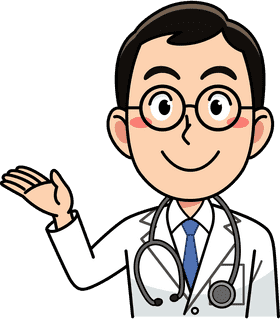 Friendly Doctor Ready to Help PNG