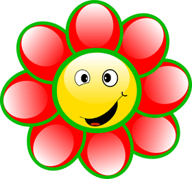 Smiley Flower of Happiness PNG