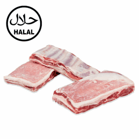 Halal Bone-In Rib Cuts for Savory Dishes PNG