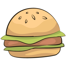 Deliciously Simple Veggie Burger Delight PNG