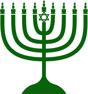 Hanukkah Menorah Symbol of Light and Tradition PNG