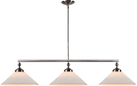 Elegant Three-Bulb Home Appliance Pendant Light PNG