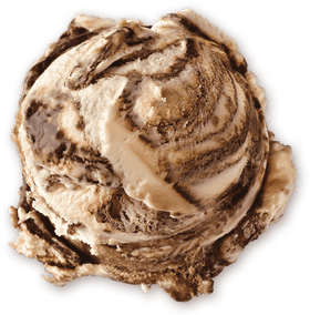 Swirled Delight Rich Chocolate Ice Cream Indulgence PNG