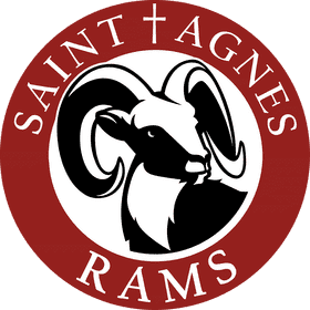 Saint Agnes School Rams Spirit Logo PNG