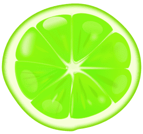 Radiant Citrus Slice Delight PNG
