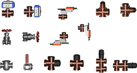 Bathroom Plumbing Fixtures and Components PNG