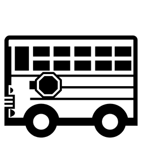 School Bus Adventure on the Road PNG