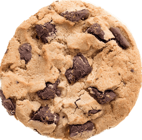 Fortune Cookie Delight with Chocolate Chips PNG