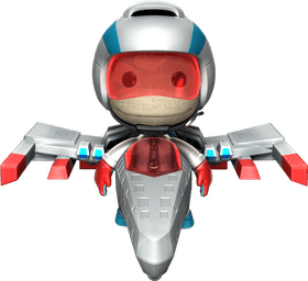 Rocket-Powered Adventure Robot PNG